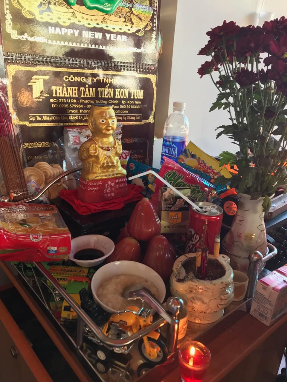 Thần Tài Vàng Chùa Wat SamNgam Được Cố Trụ Trì LP Yeam Sên Phép Trước Khi Mất - Ảnh 4