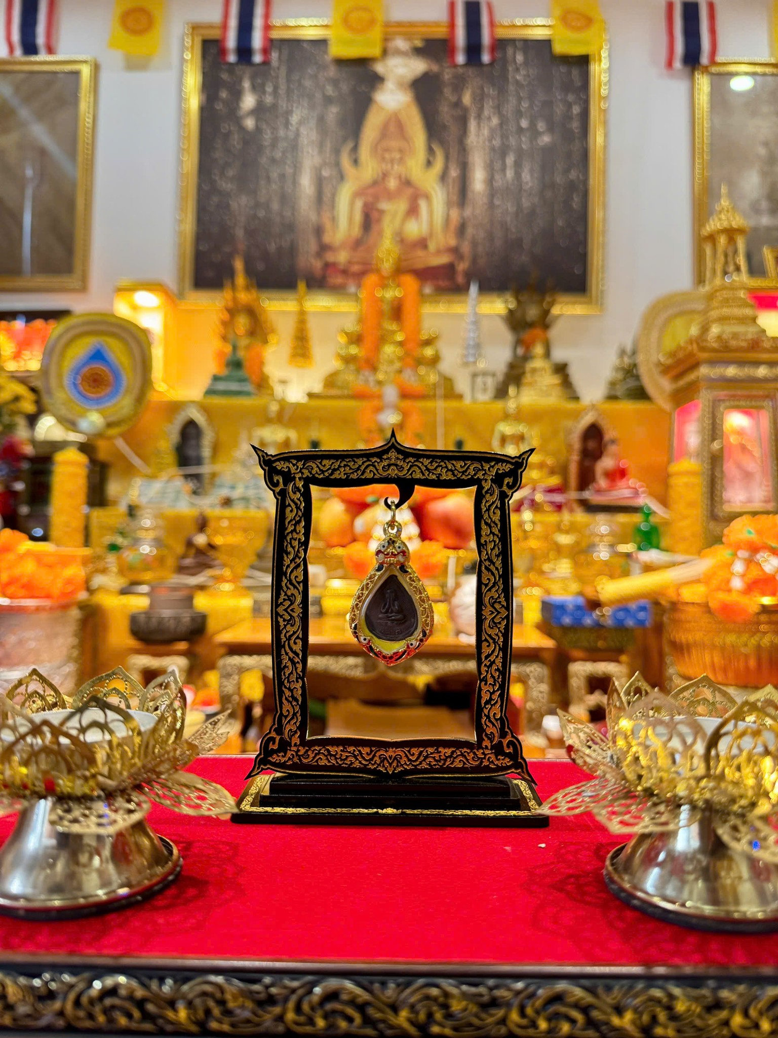 Amulet 63 Pháp Phẩm Phra Pidta Milap Nava được tạo tác và trì chú năm BE 2517 (1974 - Ảnh 2